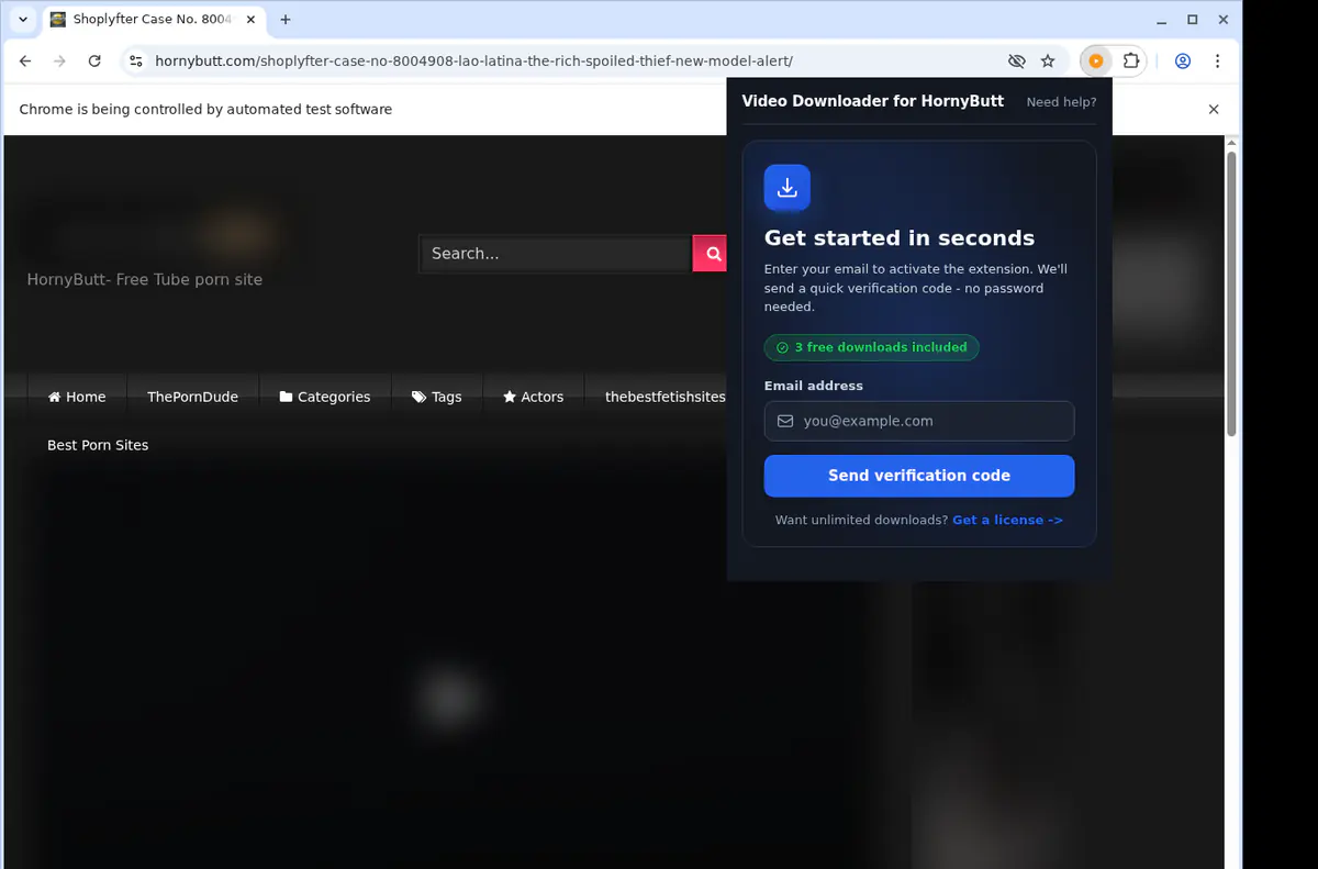 Hornybutt Video Downloader screenshot 5